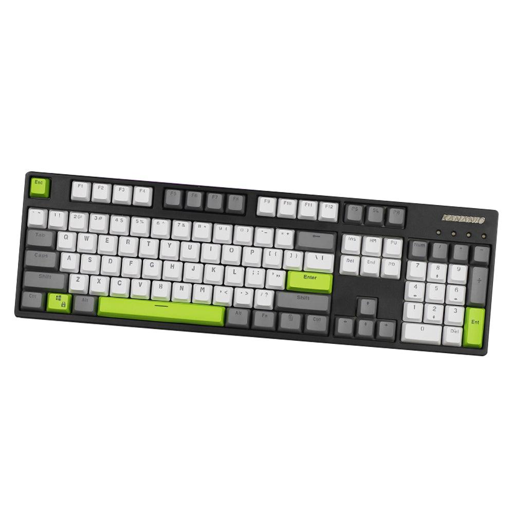 104 Doubleshot OEM PBT Keycaps (Lime) - DataBlitz