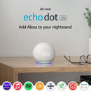 AMAZON ALL-NEW ECHO DOT 4TH GEN SMART SPEAKER WITH CLOCK & ALEXA (GLACIER WHITE) - DataBlitz