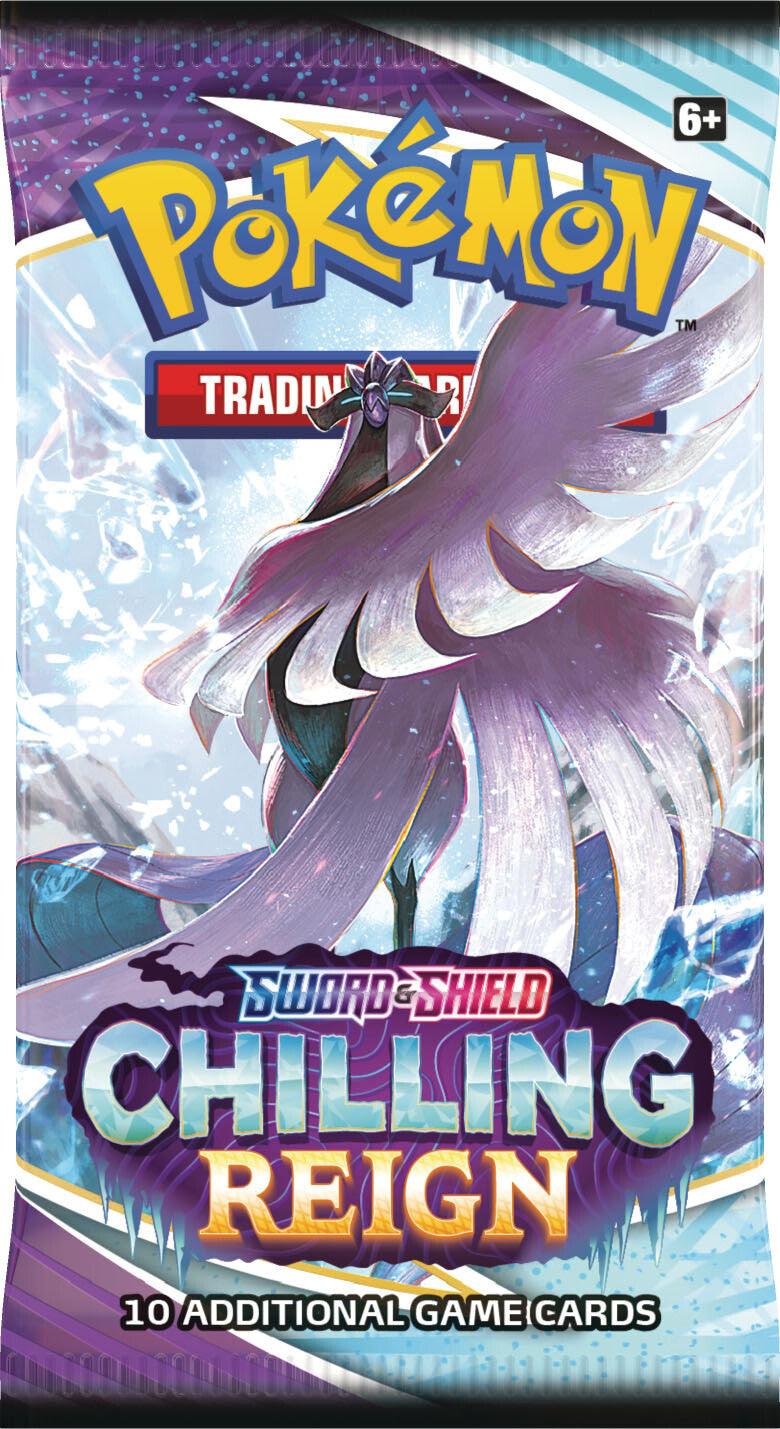 POKEMON TRADING CARD GAME SS6 SWORD & SHIELD CHILLING REIGN BOOSTER (177-80846) (ONE RANDOM BOOSTER PACK) - DataBlitz