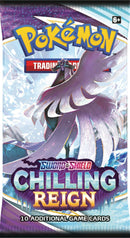 POKEMON TRADING CARD GAME SS6 SWORD & SHIELD CHILLING REIGN BOOSTER (177-80846) (ONE RANDOM BOOSTER PACK) - DataBlitz