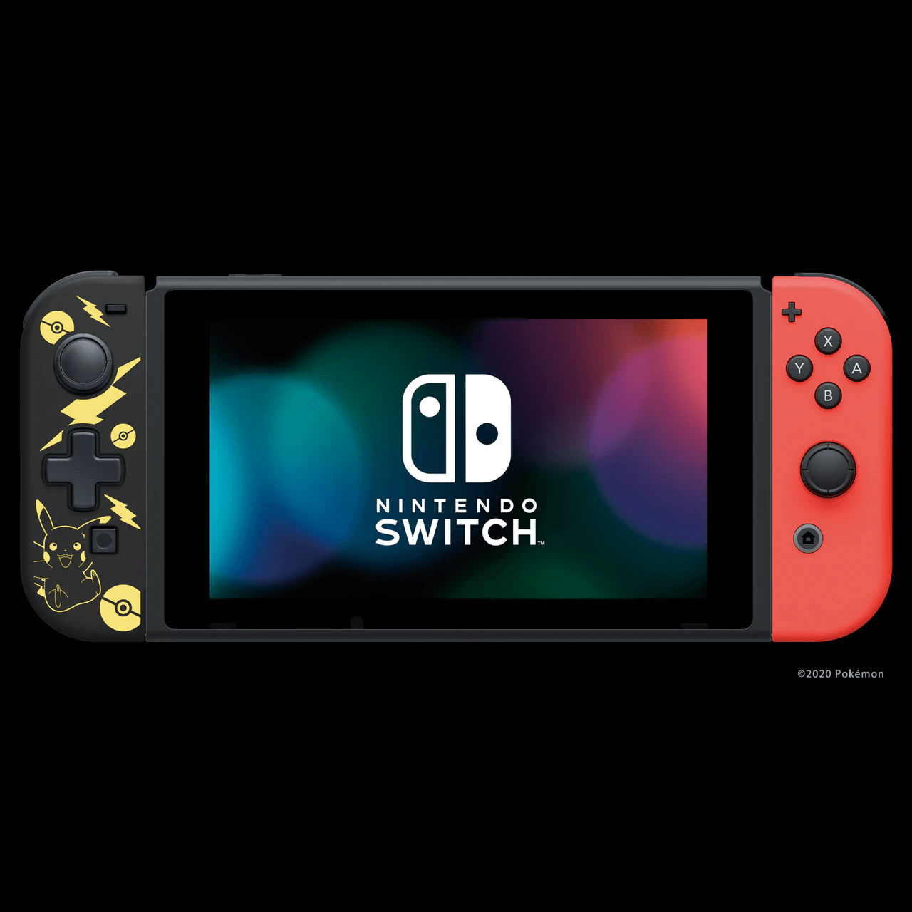 HORI NSW D-PAD CONTROLLER (L) POKEMON PIKACHU (BLACK & GOLD) (NSW-297U) - DataBlitz