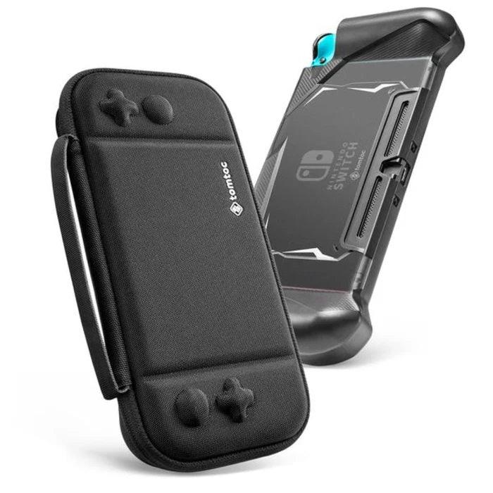 TOMTOC NSW DOCKABLE CASE COMBO SET FOR SWITCH (BLACK) (A05-029D01) - DataBlitz