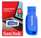 SANDISK CRUZER BLADE USB FLASH DRIVE 16GB (BLUE) - DataBlitz