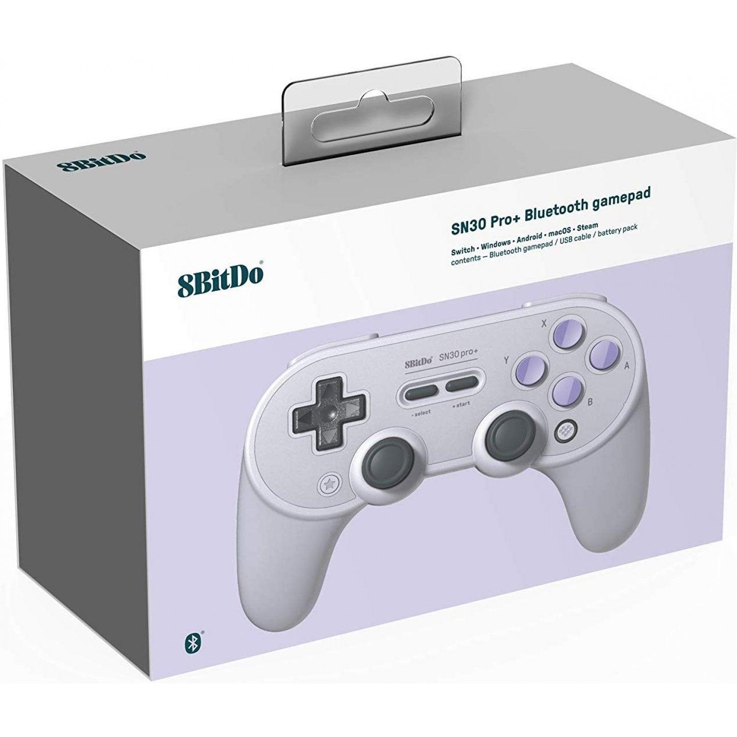 8BITDO SN30 PRO+ BLUETOOTH GAMEPAD SN EDITION (SWITCH/WINDOWS/ANDROID/MACOS/STEAM) - DataBlitz