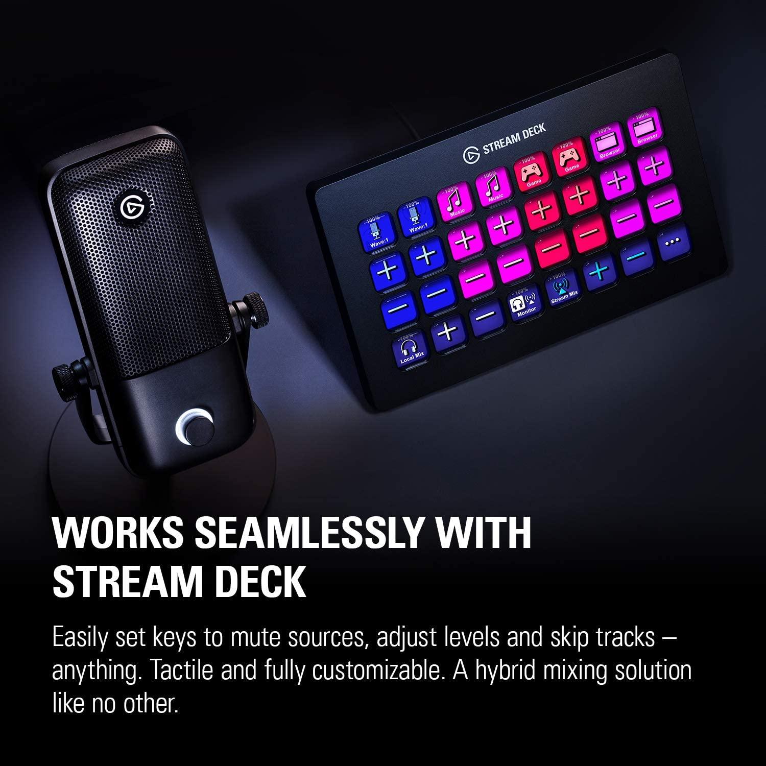 ELGATO WAVE 1 PREMIUM MICROPHONE & DIGITAL MIXING SOLUTION - DataBlitz