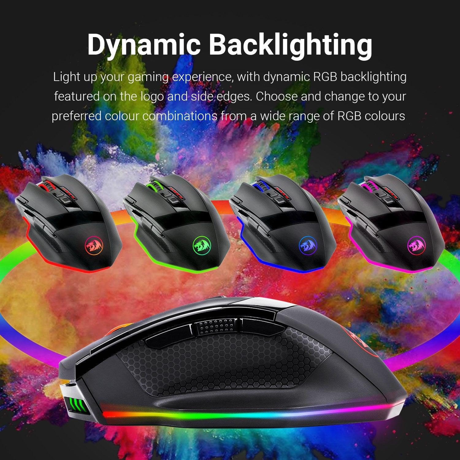 REDRAGON SNIPER PRO WIRED & WIRELESS GAMING MOUSE (M801P-RGB) - DataBlitz