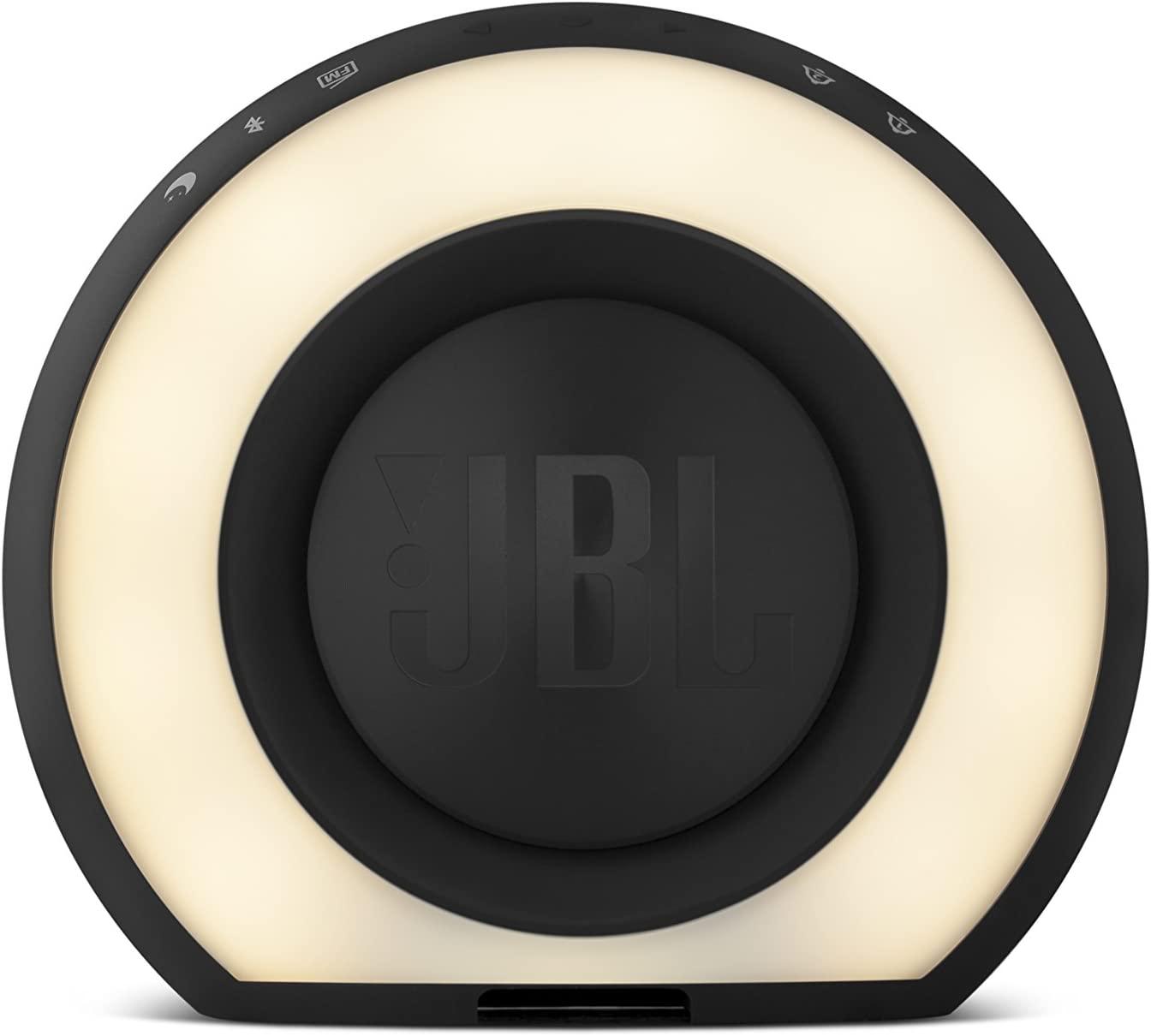 JBL HORIZON BLUETOOTH CLOCK RADIO WITH USB CHARGING AND AMBIENT LIGHT (BLACK) - DataBlitz