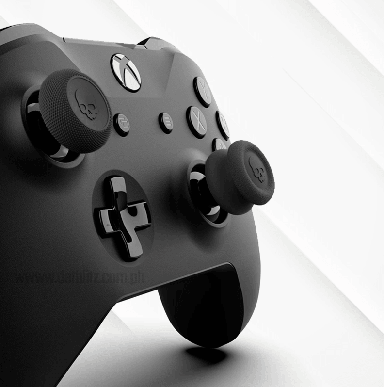 SKULL & CO. XBOXONE THUMB GRIP FOR XSX/XB1 CONTROLLER (BLACK) (SET OF 6) - DataBlitz