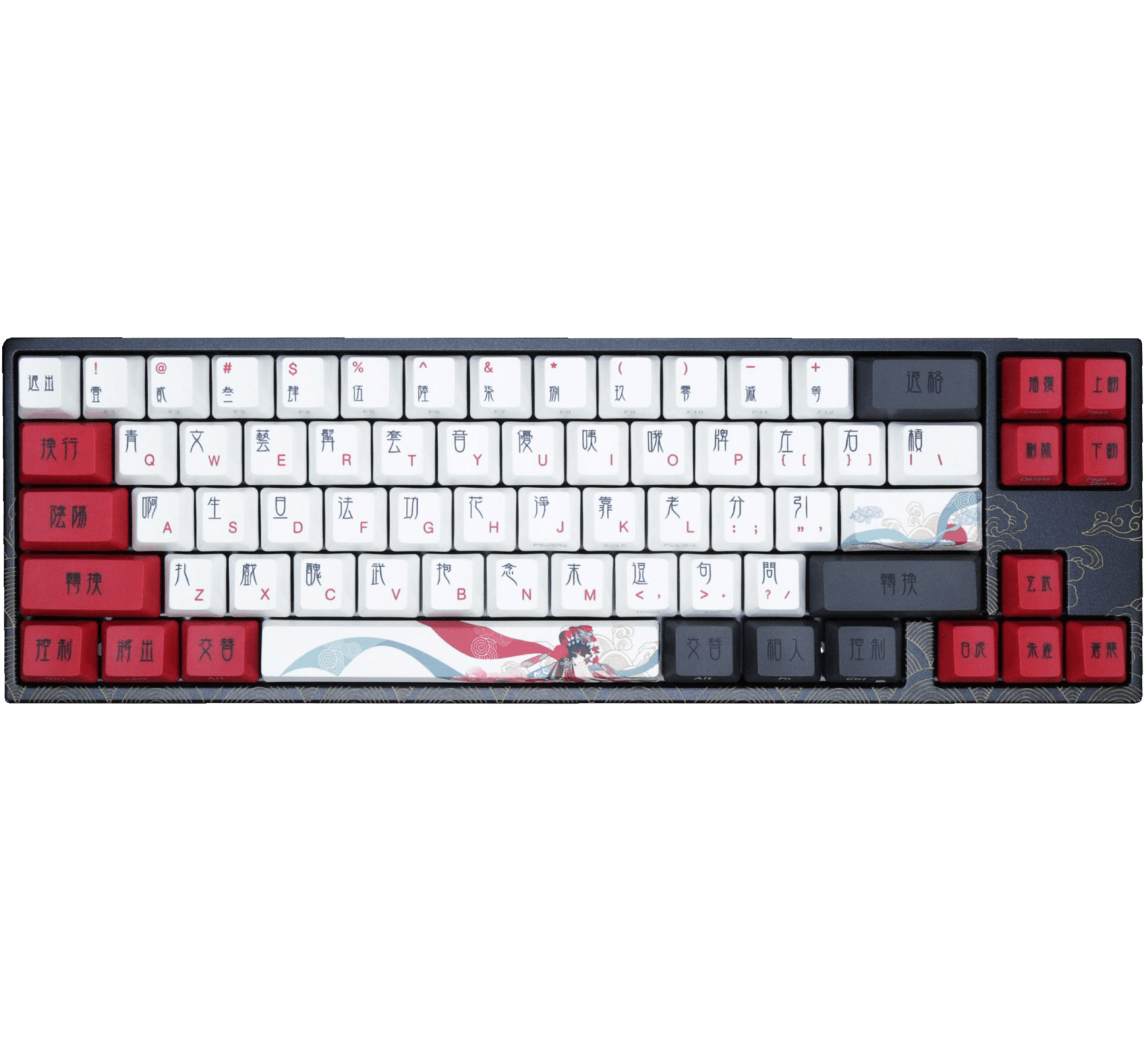 DUCKY MIYA PRO BEIJING OPERA DOUBLE SHOT PBT MECHANICAL KEYBOARD (RED SWITCH) (MY68NR1N/LL3DJ2PV) - DataBlitz