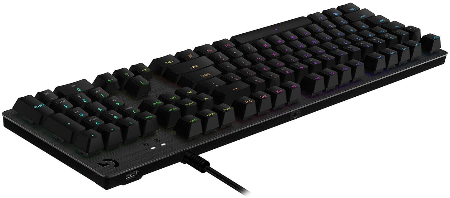 LOGITECH G512 CARBON RGB MECHANICAL GAMING KEYBOARD (GX BROWN TACTILE) - DataBlitz