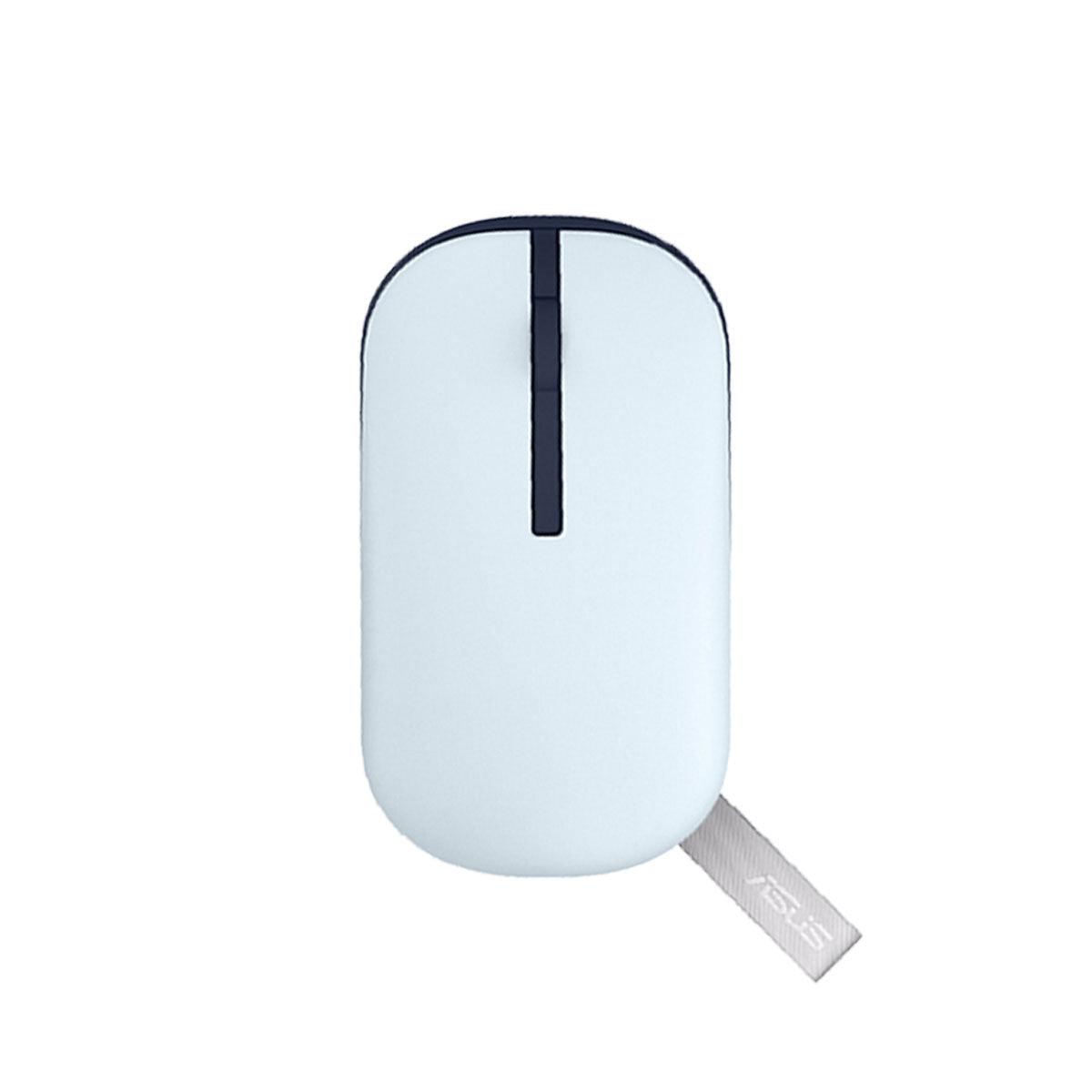 ASUS Marshmallow MD100 Portable Wireless Mouse (Quiet Blue) + Solar Blue Cover - DataBlitz