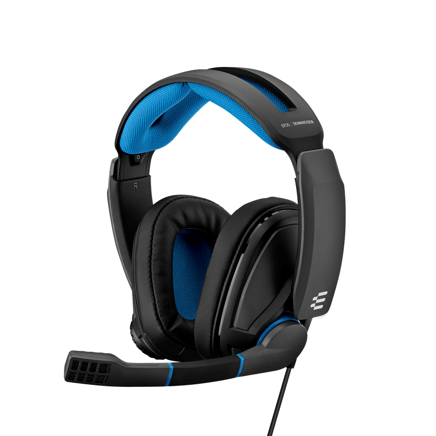 EPOS SENNHEISER GSP 300 GAMING SERIES WIRED HEADSET (BLACK/BLUE) - DataBlitz