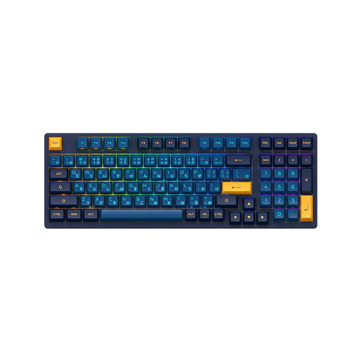 Akko 3098 Macaw Hiragana Version RGB Full Size (Akko CS Radiant Red)