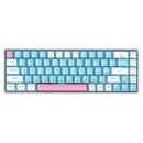 E-YOOSO Z-686 Single Light 68 Keys Hot Swappable Mechanical Keyboard Blue/White (Red Switch) - DataBlitz