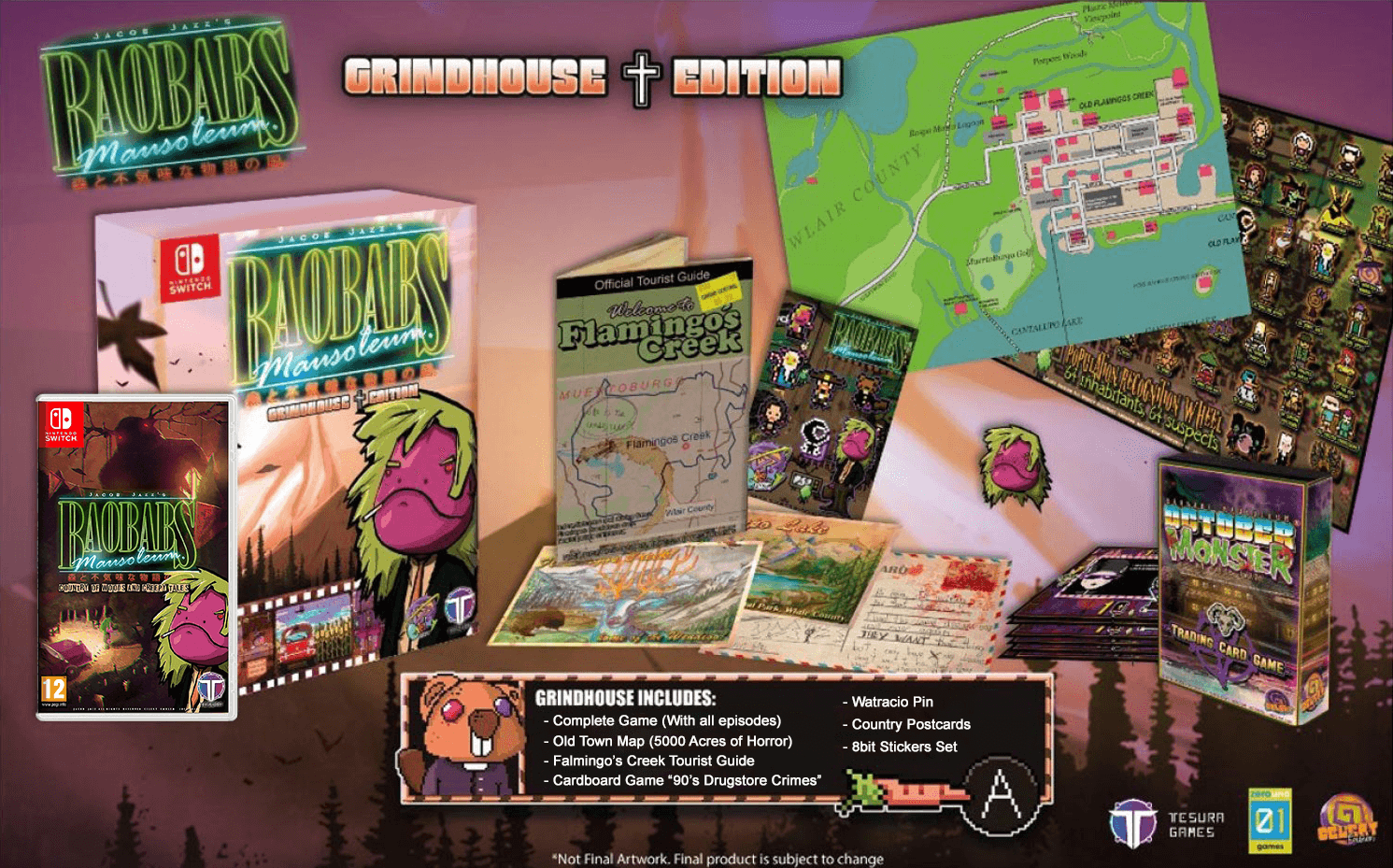 Nintendo Switch Baobabs Mausoleum Country Of Woods And Creepy Tales Grindhouse Edition