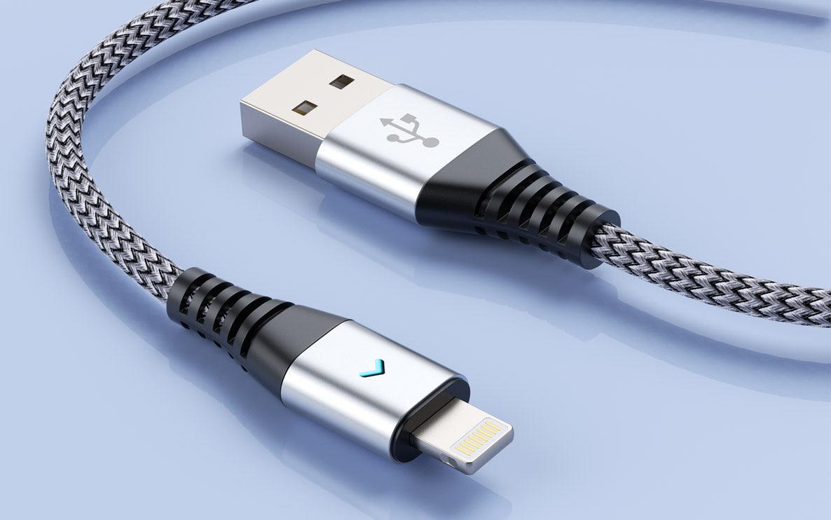 Motivo H21 Data Cable Braided Wire 120CM Micro USB (Grey) (S0011) - DataBlitz