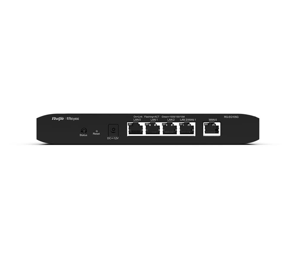 REYEE 5-PORT GIGABIT CLOUD MANAGED POE ROUTER (RG-EG105G-P) - DataBlitz