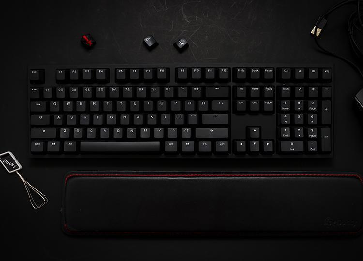DUCKY ONE 2 PHANTOM BLACK TKL DOUBLE SHOT PBT MECHANICAL KEYBOARD CHERRY MX BLUE SWITCH (DKON1887-CUSPDAABW) - DataBlitz