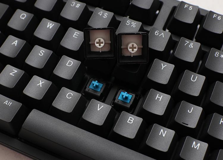 DUCKY ONE 2 PHANTOM BLACK TKL DOUBLE SHOT PBT MECHANICAL KEYBOARD CHERRY MX RED SWITCH (DKON1887-RUSPDAABW) - DataBlitz