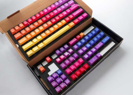 DUCKY 108-KEY ABS SEAMLESS DOUBLESHOT AFTERGLOW SA KEYCAP SET (DKSA108-USADZZWSG) - DataBlitz