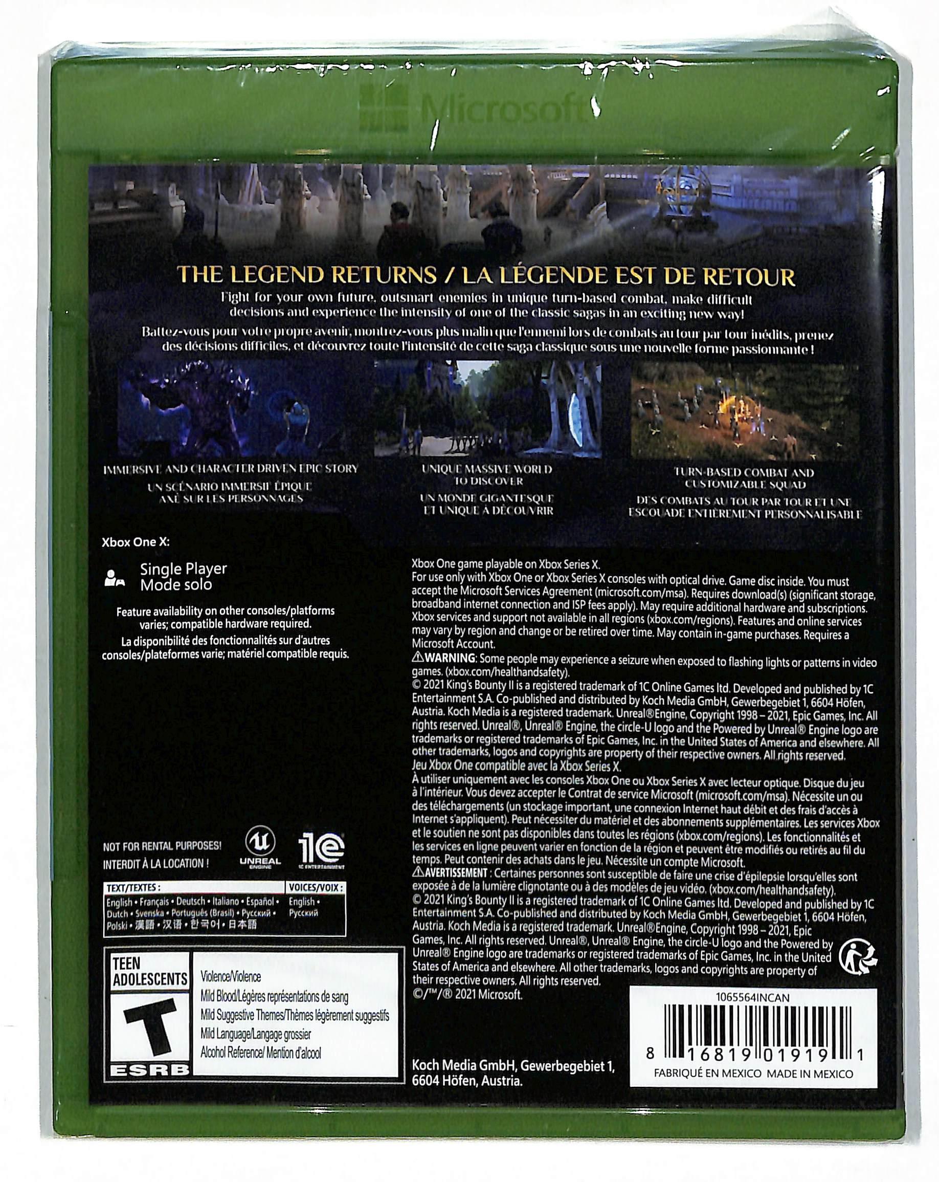 XBOXONE KINGS BOUNTY II (US) (ENG/FR) - DataBlitz