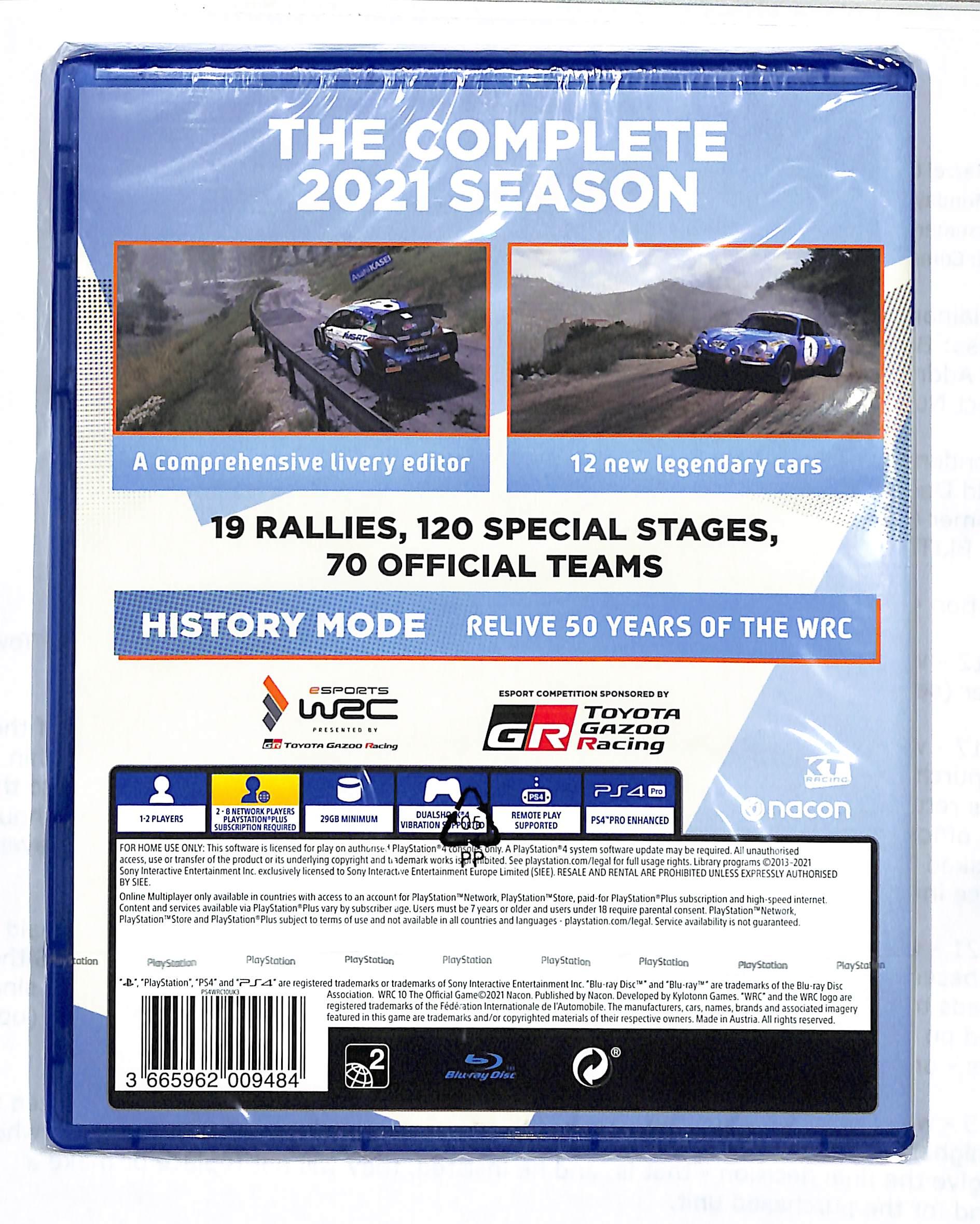 PS4 WRC 10 THE OFFICIAL GAME REG.2 - DataBlitz