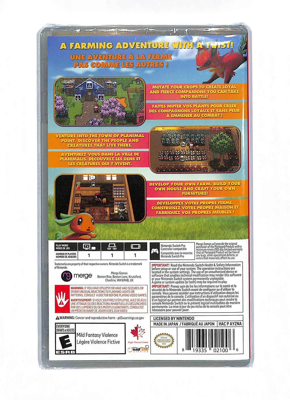 Nintendo Switch Monster Harvest
