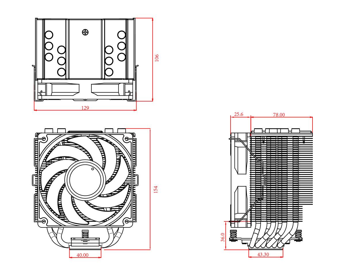ID-COOLING SE-226-XT ARGB CPU Cooler - DataBlitz