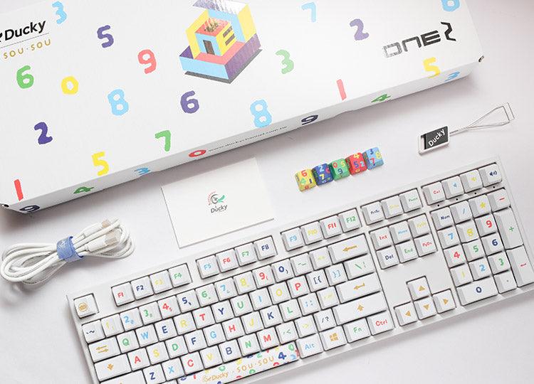 DUCKY X SOU SOU ONE 2 MECHANICAL KEYBOARD (CHERRY MX BLUE) (DKON1808-CUSPHWWBS1) - DataBlitz
