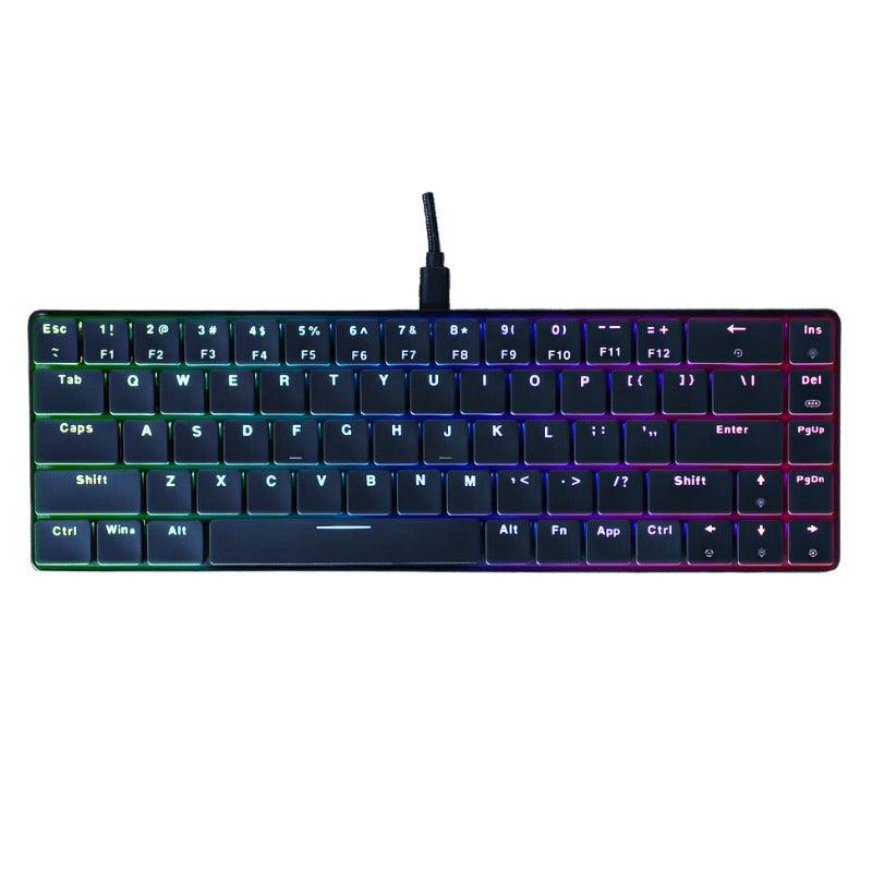 Onikuma G29 69 Keys RGB Wired Mechanical Gaming Keyboard (Red Switch) (Black) - DataBlitz