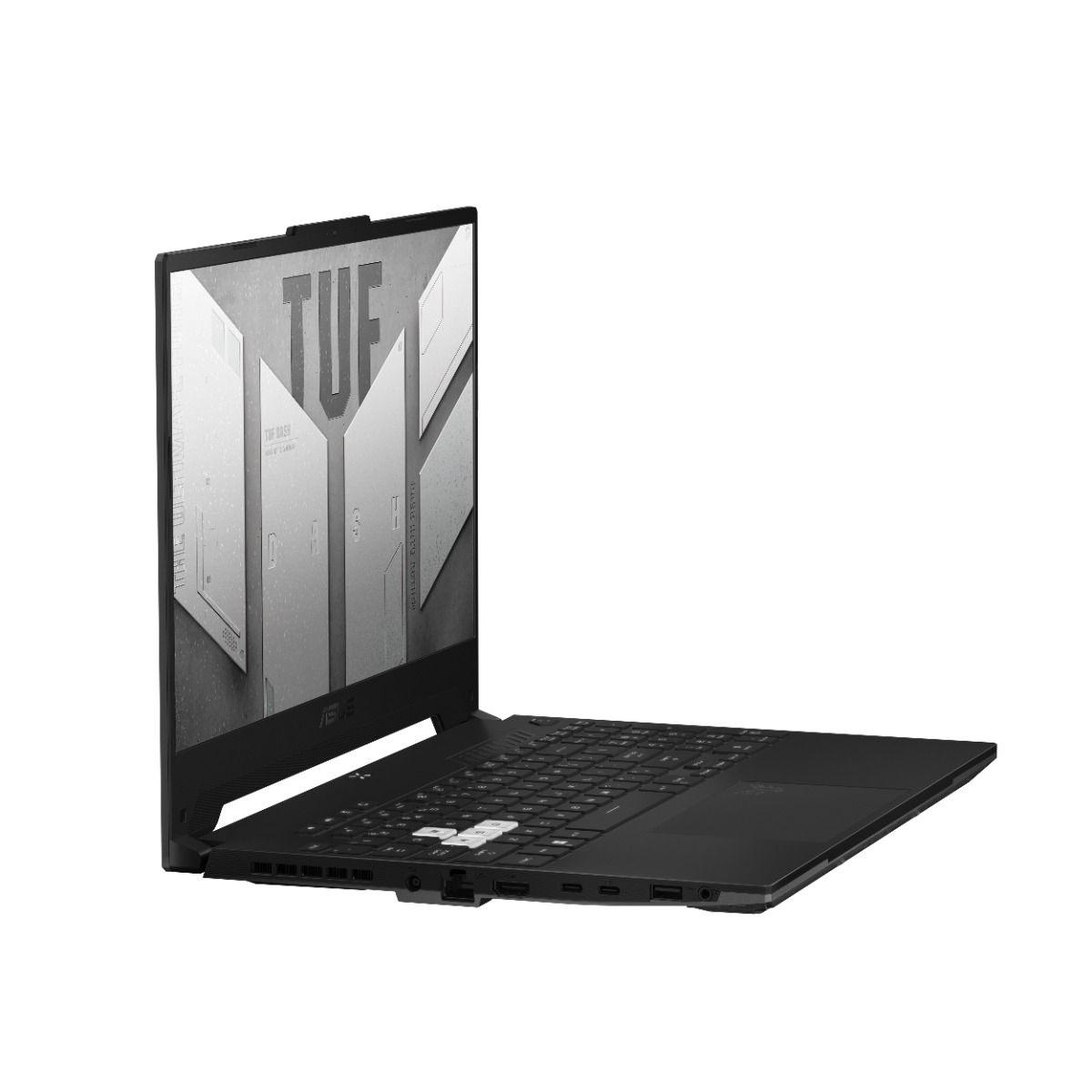 Asus TUF Dash F15 (2022) FX517ZE-HN030W Gaming Laptop (Off Black) | 15.6” FHD | i5-12450H | 8GB RAM DDR5 | 512GB M.2 SSD | RTX™ 3050 Ti | Windows 11 Home | TUF Gaming Backpack - DataBlitz