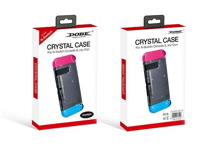 DOBE NSW CRYSTAL CASE CONSOLE & JOY-CON TRANSPARENT (TNS-1710) - DataBlitz
