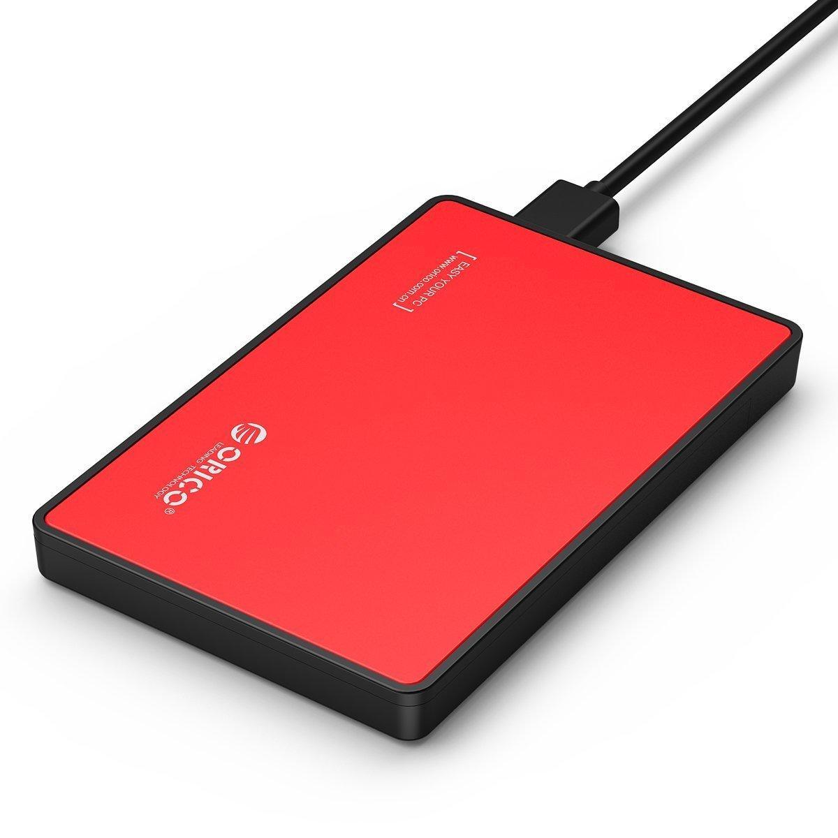 ORICO 2.5” USB 3.0 Hard Drive Enclosure (Red) (2588US3 V1) - DataBlitz