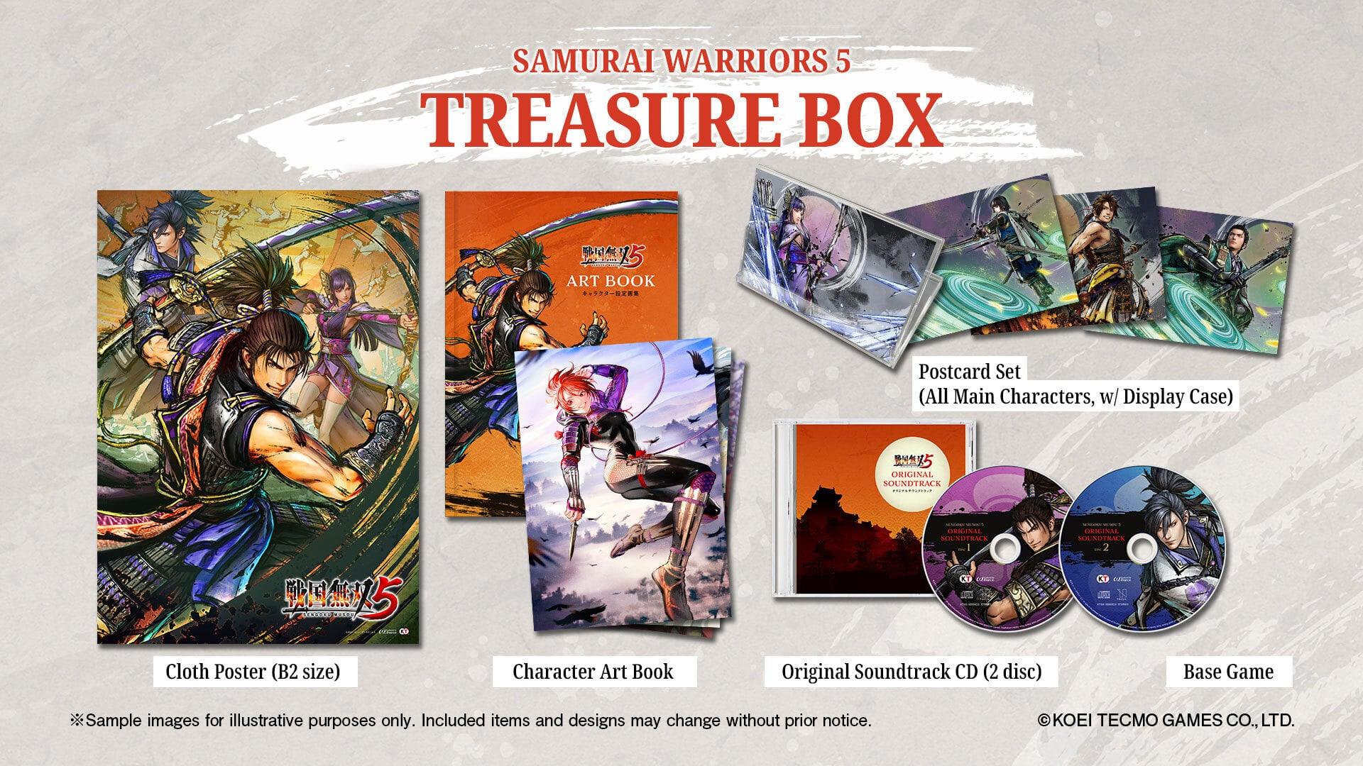 DATABLITZ | NINTENDO SWITCH SAMURAI WARRIORS 5 TREASURE BOX