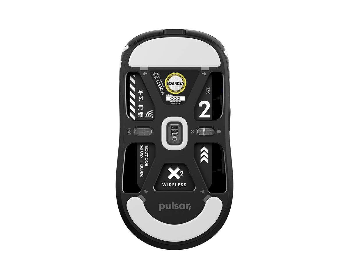 Pulsar X2 Symmetrical Wireless Gaming Mouse Boardzy Edition (PX2BZ)