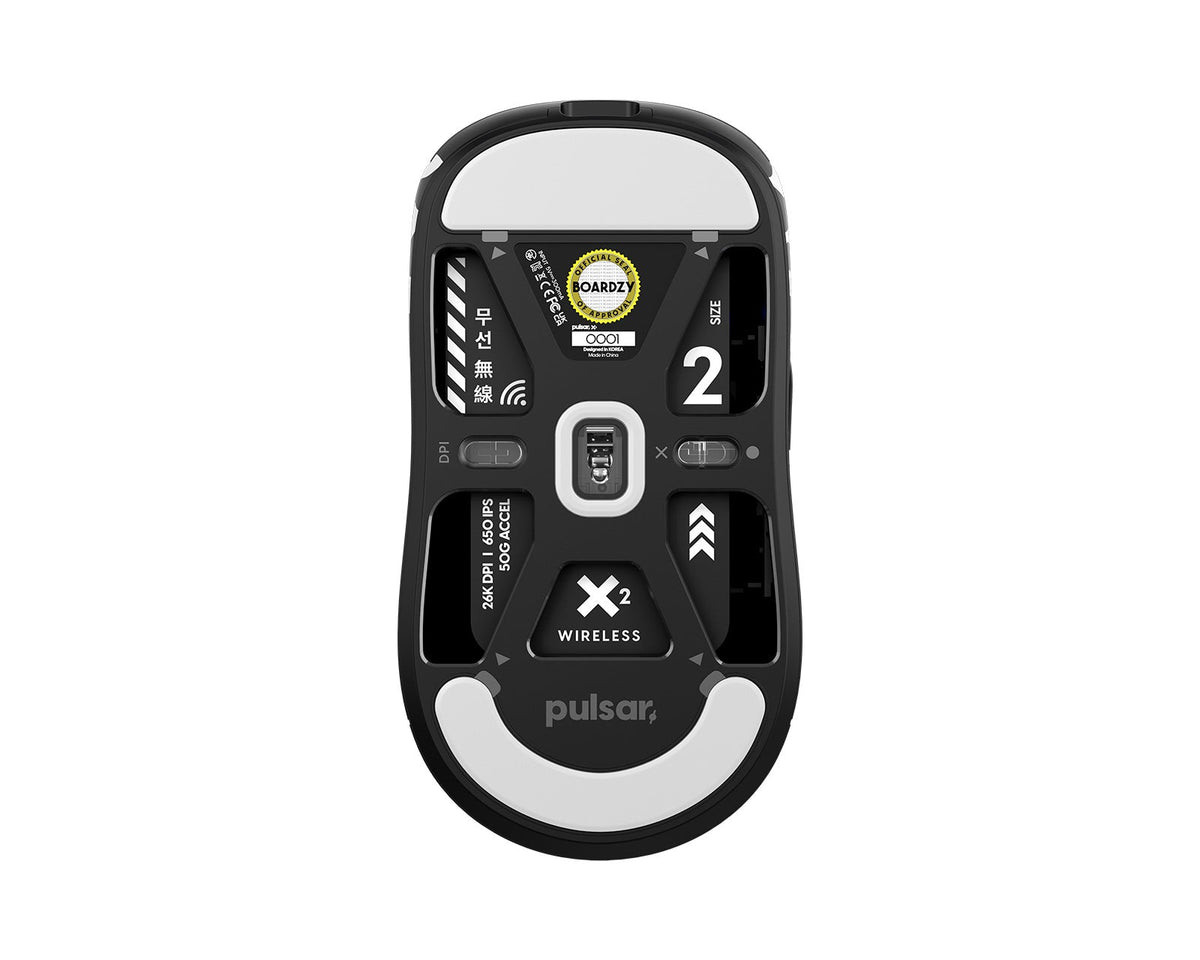 Pulsar X2 Symmetrical Wireless Gaming Mouse Boardzy Mini Edition