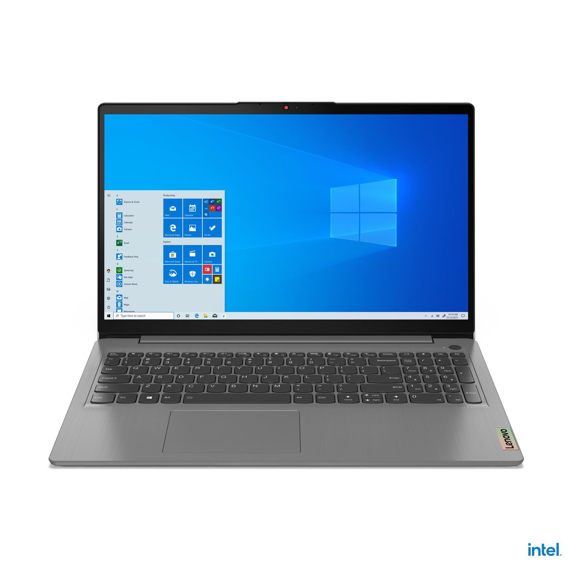 LENOVO NB IDEAPAD IP3 15ITL6 82H8004MPH LAPTOP (ARCTIC GREY) | INTEL CORE i7 | 15.6" FHD | 8GB DDR4 | 512GB SSD | IRIS XE | WIN10 + LENOVO LAPTOP CASUAL BACKPACK B210 - DataBlitz