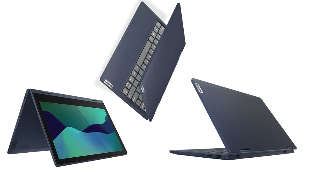 LENOVO IDEAPAD FLEX 3 11IGL05 82BB001EPA CHROMEBOOK (ABYSS BLUE) | 11.6" HD | INTEL CELERON N4020 | 11.6" HD | 8GB DDR4 | 64GB eMMC | INTEL UHD | WIN10 + LENOVO LAPTOP CASUAL BACKPACK B210 - DataBlitz