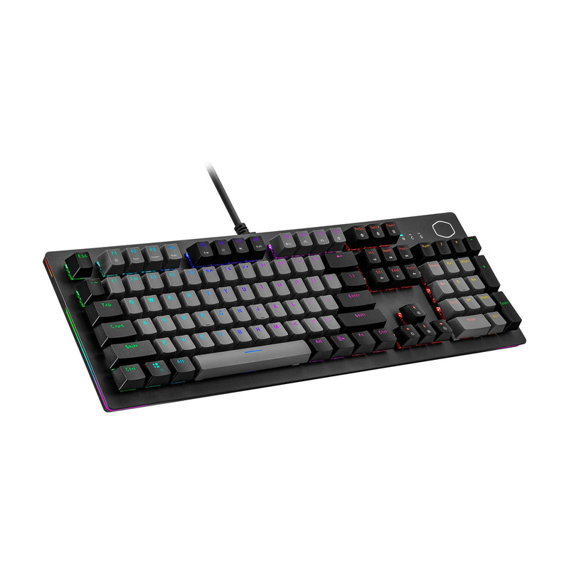 COOLER MASTER CK352 MECHANICAL GAMING KEYBOARD WITH RGB BACKLIGHTING AND DUAL KEYCAP COLOR DESIGN (BROWN SWITCH TACTILE) - DataBlitz