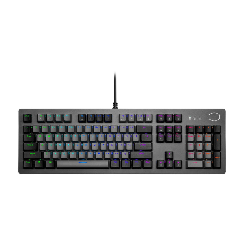 COOLER MASTER CK352 MECHANICAL GAMING KEYBOARD WITH RGB BACKLIGHTING AND DUAL KEYCAP COLOR DESIGN (BROWN SWITCH TACTILE) - DataBlitz