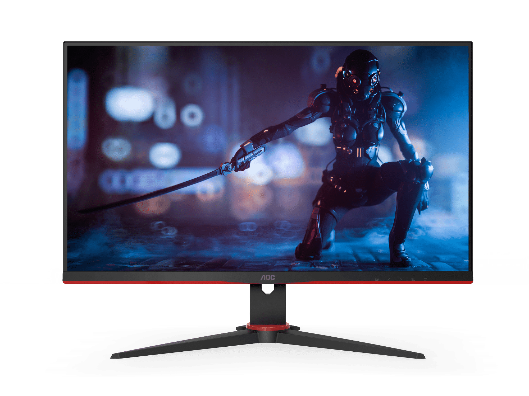AOC 24G2SE/71 23.8-INCH VA FHD Adaptive Sync Gaming Monitor (Black/Red) - DataBlitz