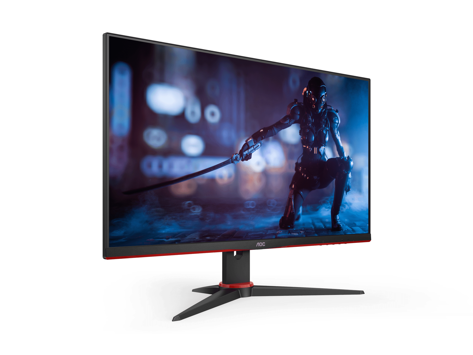 AOC 24G2SE/71 23.8-INCH VA FHD Adaptive Sync Gaming Monitor (Black/Red) - DataBlitz