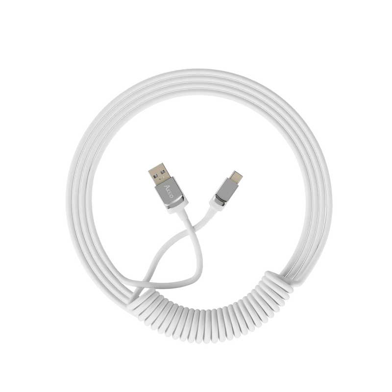 AKKO COILED CABLE (WHITE) - DataBlitz