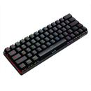 REDRAGON JAX PRO 63-KEY RGB WIRELESS MECHANICAL KEYBOARD (DUST-PROOF BLUE SWITCH) (K613P-KBS) - DataBlitz
