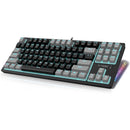 E-YOOSO K-620 Single Light With RGB Side Light 87 Keys Mechanical Keyboard Black/Gray (Blue Switch) - DataBlitz