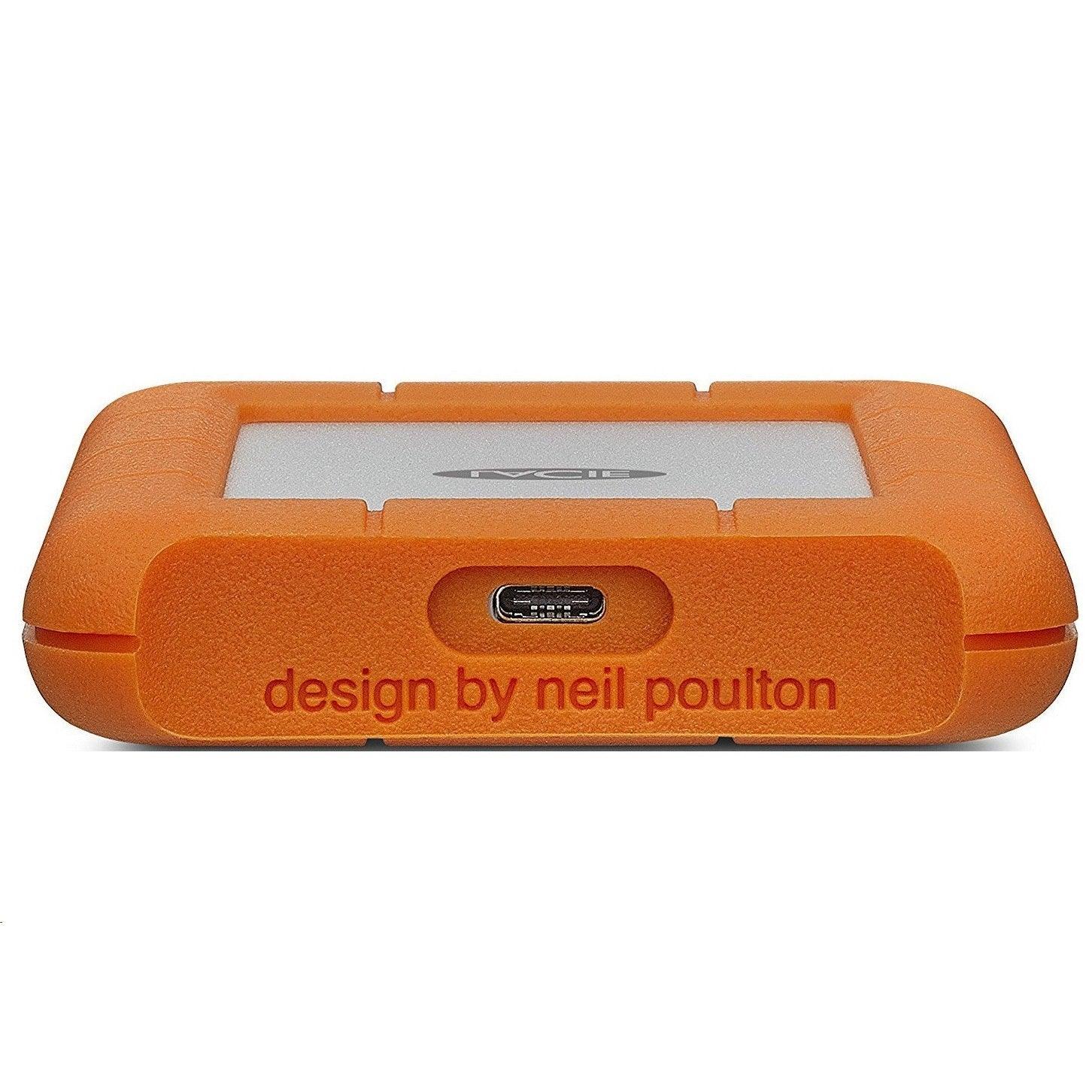 SEAGATE LACIE 1TB RUGGED USB 3.1 GEN. 1 TYPE-C HIGH PERFORMANCE PORTABLE EXTERNAL HARD DRIVE (STFR1000800) - DataBlitz