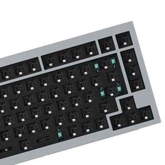 Keychron Q1 QMK Custom Mechanical Barebone Keyboard (Silver Grey) (Q1a2) - DataBlitz