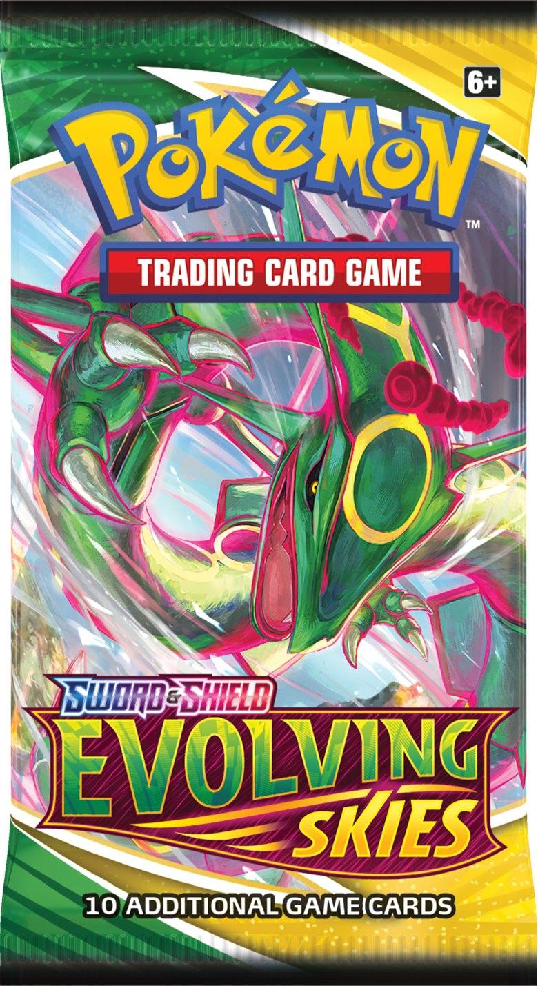 POKEMON TRADING CARD GAME SS7 SWORD & SHIELD EVOLVING SKIES BOOSTER (178-80877) (ONE RANDOM BOOSTER PACK) - DataBlitz