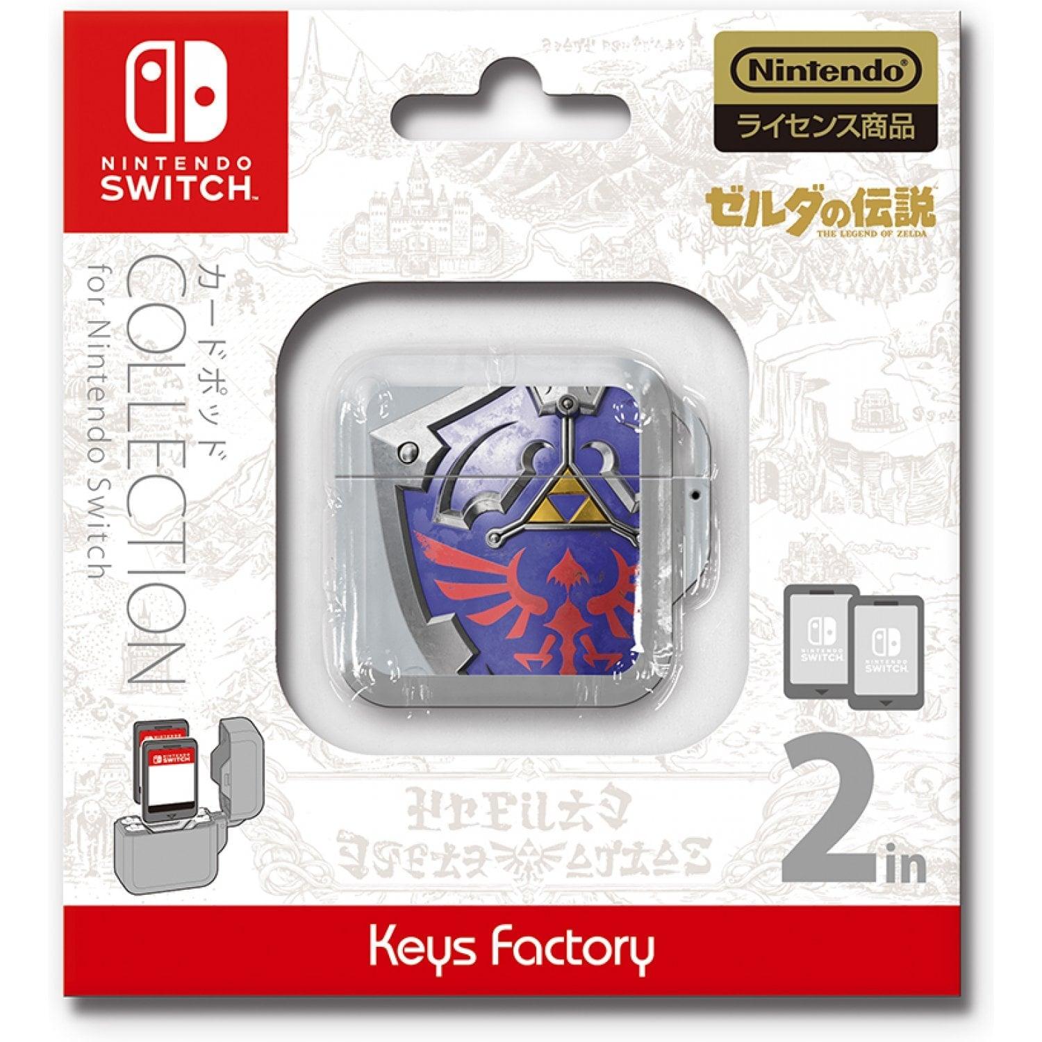 KEYS FACTORY NSW CARD POD THE LEGEND OF ZELDA COLLECTION (2 CARDS) FOR NINTENDO SWITCH (CCP-006-2) TYPE B - DataBlitz