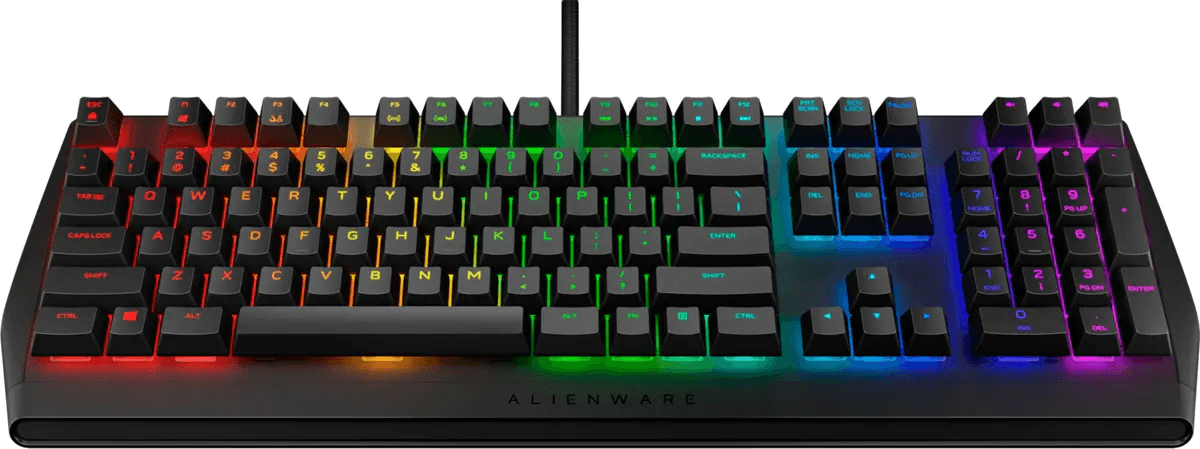 ALIENWARE AW410K RGB WIRED GAMING KEYBOARD (DARK SIDE OF THE MOON) - DataBlitz